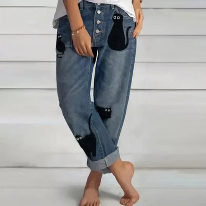 Women's Jeans 2022 High Waist Mom Wide Leg Pants New fashion vintage Blue Straight Pants Oversize Overalls Loose Ladies Pants