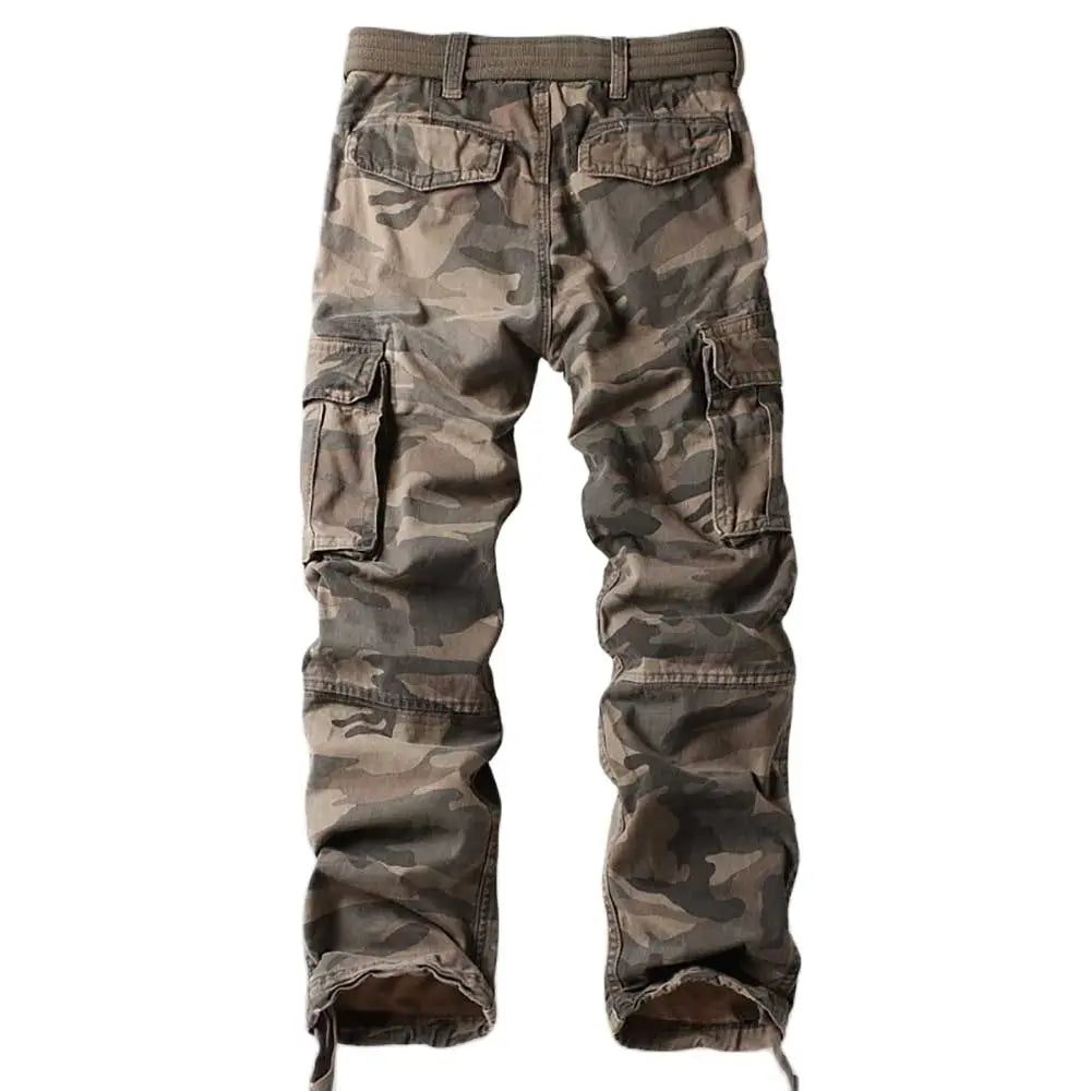 Man Cargo Pants Military Style Tactical Army Trousers Pocket Joggers Straight Loose Baggy Pants Camouflage Pants Men Clothes