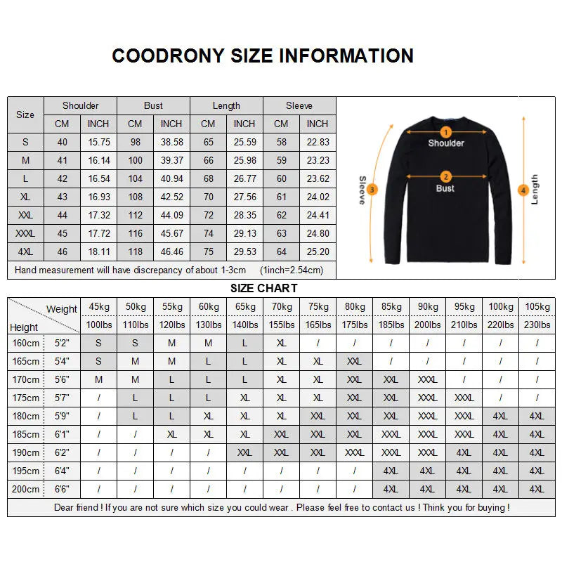 COODRONY Sweater Men Casual O-Neck Pullover Men Clothes 2020 Autumn Winter New Arrival Top Sost Warm Mens Cashmere Sweaters 8257