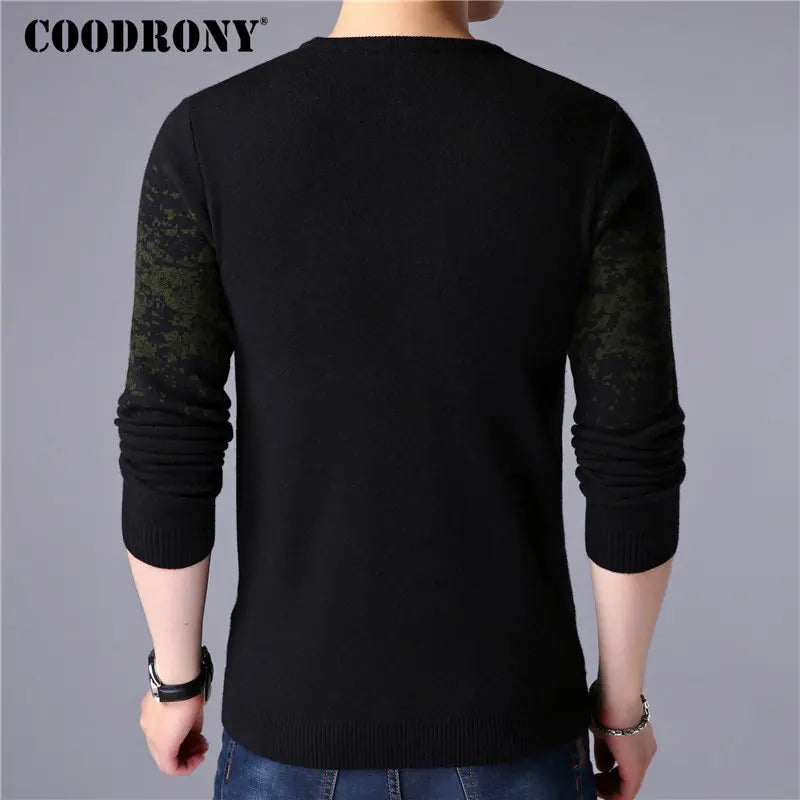 COODRONY Sweater Men Casual O-Neck Pullover Men Clothes 2020 Autumn Winter New Arrival Top Sost Warm Mens Cashmere Sweaters 8257