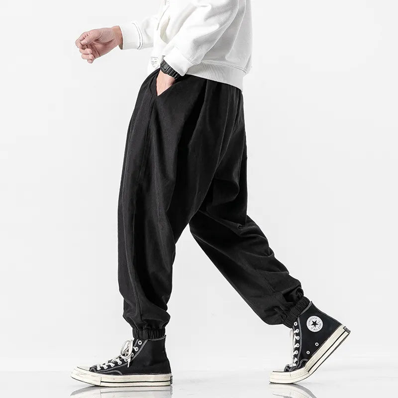 Men Korean Style Casual Pants Mens Fashion Plus Size 5XL Trousers Male Oversize Harem Pants Men Clothes