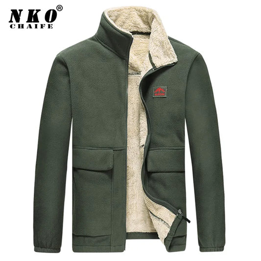 CHAIFENKO Men 2021 New Winter Bomber Military Jackets Parka Coat Men Spring Casual Thick Fleece Warm Tactical Army Jackets Men