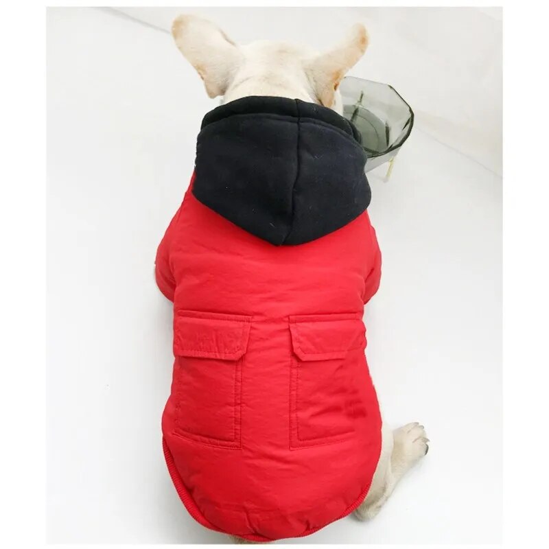 Fashion Pet Down Jacket Coat Winter Warm Dog Clothes for Small Medium Dogs French Bulldogi Pug Dropshipping Costume GKC39