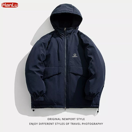 2022 Mans Clothes Cargo Jackets Men Winter New Waterproof  Parkas Thick Warm Casual Big Pocket Hooded Jacket Women Heavy Coats