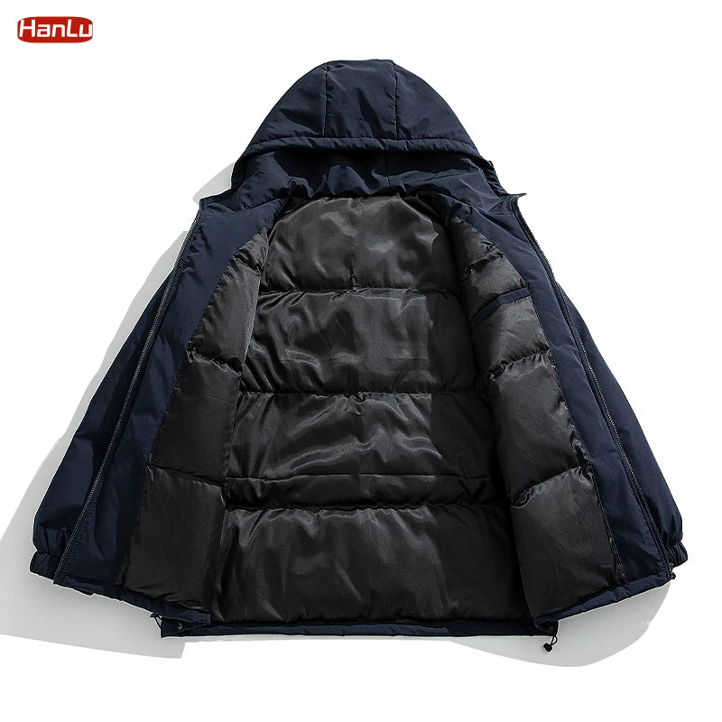 2022 Mans Clothes Cargo Jackets Men Winter New Waterproof  Parkas Thick Warm Casual Big Pocket Hooded Jacket Women Heavy Coats