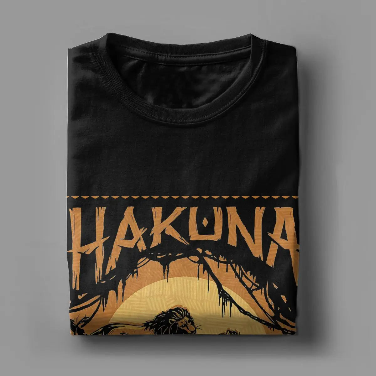 Men Women T-Shirts Disney The Lion King Awesome Cotton Tees Short Sleeve Live Action Hakuna Matata Sunset T Shirts Clothes