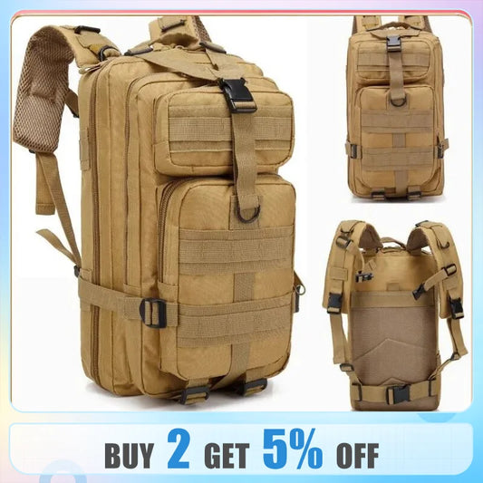 Military Tactical Backpack Travel Sports Camouflage Bag Outdoor Climbing Hunting Backpack Fishing Hiking Army 3P Pack Bag